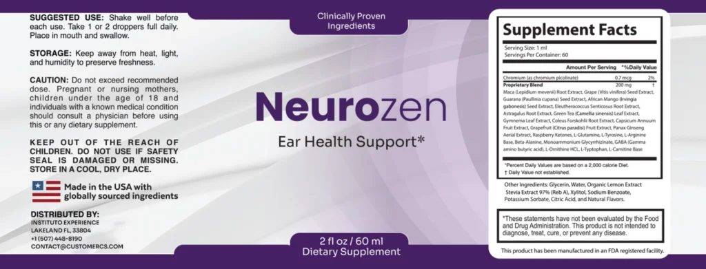 NeuroZen get hearing supplement